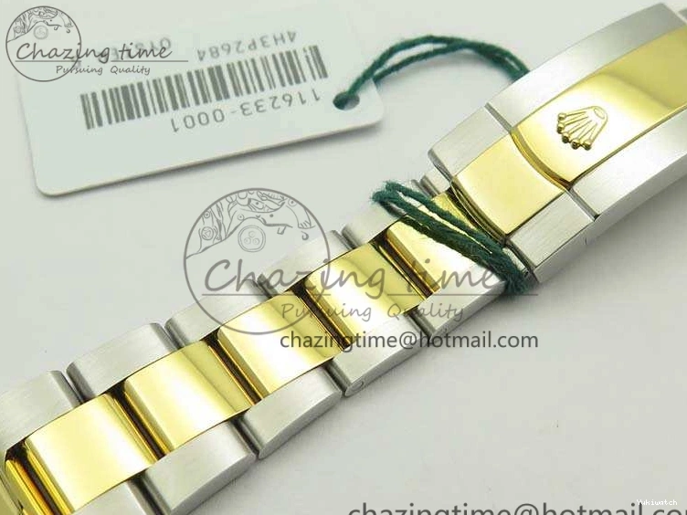 1:1 Diam 36mm SA3135 On YG SS Datejust V2 116234 Dial White Best Oyster DJF Com Bracelet Edition 0313